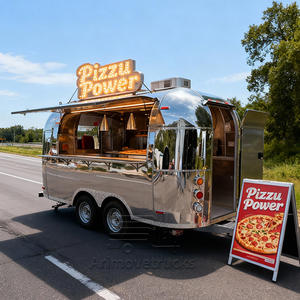 Remolque de Comida Callejera para Exteriores, Carrito Móvil para Doner Kebab, Pollo Frito, Hot Dogs, Hamburguesas, Pizza y Pasta Personalizada, en Venta - Product Image 4