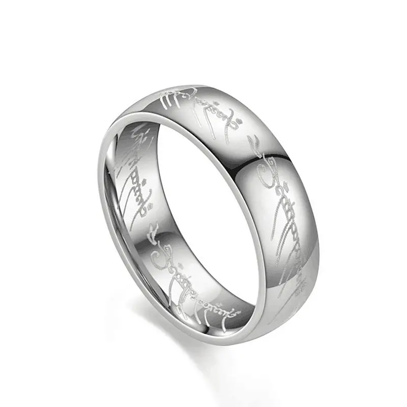 Stainless steel magic ring European and American ring lovers ring jewelry wholesale