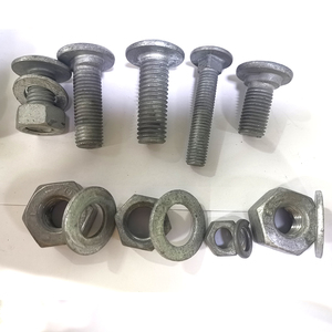 Galvanizado por inmersión en caliente cuello cuadrado pernos de <span class=keywords><strong>cabeza</strong></span> de hongo carretera barandilla perno y tuerca - Product Image 4