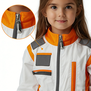 Kostum Film TV Astronot Anak-anak Setelan Jumpsuit Spaceman Pakaian Bermain Peran Pesta Halloween Pakaian Anak-anak Uniseks - Product Image 6