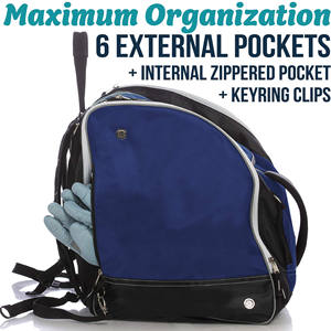 Mochila Porta Botas de Esquí de Viaje con Muestra Gratis - Bolsas Resistentes para Accesorios de Esquí, 60L, Impermeables, Acolchadas, para Patines de Nieve - Product Image 5