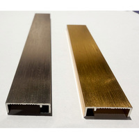 Profilé de bordure en aluminium pour panneau de meuble de 18 mm, profilé de bordure en aluminium pour porte, profilé de bordure en aluminium pour plateau de table de bureau