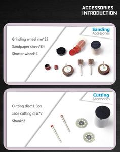 Kit d'accessoires pour outil rotatif Dremel 276 pièces pour percer, graver, sculpter, meuler, polir, couper - Product Image 4