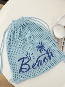 Bolso de playa de ganchillo de punto hueco portátil ligero para mujer, nuevo diseño 2025 para primavera Otoño Invierno con <span class=keywords><strong>Coco</strong></span> - Product Image 2