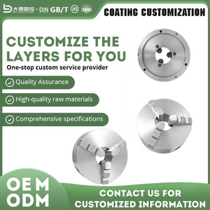 Высокоточный ручной 3-кулачковый самоцентрирующийся токарный патрон DL OEM/ODM с точностью 0,01 мм, внешним диаметром 100 мм, из закаленной стали HRC58-62 - Product Image 4