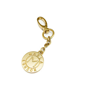 حقيبة تصميم الأجهزة المطلية بالذهب شعار معدني معلق لحقيبة اليد - Product Image 6