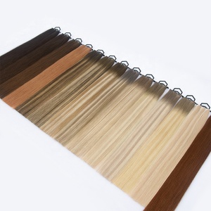 Extensions de Cheveux Humains Remy Vierges Russes Double Tirage Meilleure Qualité <span class=keywords><strong>Blond</strong></span> Clair à Coudre Genius Weft - Product Image 3