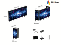 Mur vidéo LED intérieur à pas fin PRIVA P2.604, pliable et portable, haute définition pour studio de mariage