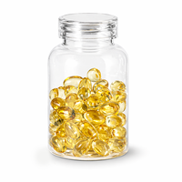 Bouteilles en plastique de 175 ml de qualité supérieure, anti-oxydation, avec étiquette personnalisée, pour le stockage de capsules et de pilules en clinique