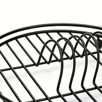 Étagère de rangement multifonctionnelle en acier inoxydable, égouttoir à vaisselle simple couche, présentoir de cuisine pour vaisselle