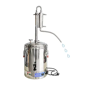 25L household stainless steel still distilled water machine Moonshine Whiskey Brandy Twin Tower toaster custom Alcohol distiller