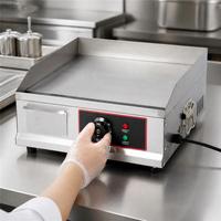 Plaque de cuisson électrique professionnelle en acier inoxydable sur mesure 2,2 kW pour restaurants et snack-bars