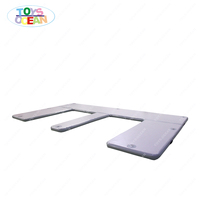 Ponton flottant personnalisé bateau Jet Ski plate-forme gonflable flottant Jet Ski Dock ponton gonflable flottant Bock