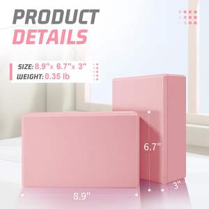 Ladrillo de Yoga Ecológico Antideslizante de EVA |   Ladrillo de Yoga Antideslizante de Alta Densidad, Equipo Auxiliar de Entrenamiento de <span class=keywords><strong>Asanas</strong></span> - Product Image 2