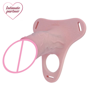 多様なスタイルの貞操帯、シリコン製コックケージ、尿道穴付きシシーベルト、ペニスリング、セックス玩具、穴付きロック可能なペニスホローディルド - Product Image 5