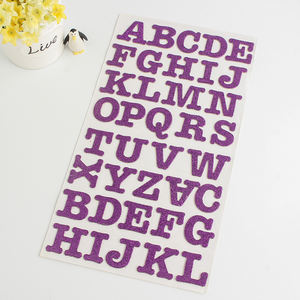 Baiser Cut Glitter Cursive Personnalisé Scrapbook Journal Main Compte Diy Décoratif Russe <span class=keywords><strong>Alphabet</strong></span> <span class=keywords><strong>Lettres</strong></span> 1 Pouce sur Autocollant - Product Image 6