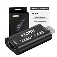 Capturadora de Video USB a HDMI de Alta Calidad Directo de Fábrica, 30Hz 1080p, Transmisión en Vivo HDMI a USB 2.0 4K con Audio
