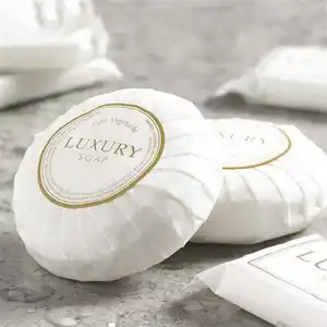 Promotionnel personnalisé Mini savon biologique naturel de petite taille jetable pour hôtel