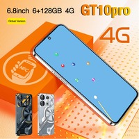 Smartphone GT-10 Pro Version Globale Originale, Écran Incell HD 6,6 pouces, 3 Go + 64 Go, 4G Double SIM, Téléphones Mobiles Android Débloqués
