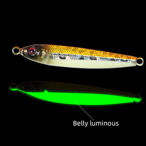 Señuelo de pesca Ya Jie para jigging en aguas saladas, 80g, cebo de fondo para pesca marina. - Product Image 2