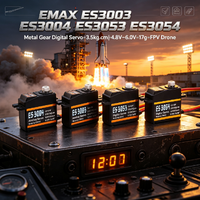 Servomoteur numérique à engrenages métalliques EMAX ES3003 ES3004 ES3053 ES3054 23T – Pièce de rechange améliorée pour systèmes de modèles RC (avions et hélicoptères)