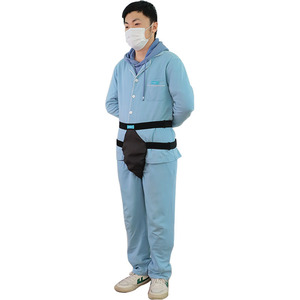 Cinturón de Soporte Escrotal Transpirable para Hombre, Ropa Interior Postoperatoria para Alivio del Edema, Negra, de Spandex/Nylon, con Tira de Soporte Íntimo - Product Image 2