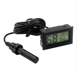 FY-12 Higrômetro Digital Medidor Termômetro Interior LCD Monitor Com Sonda Incubadora Medidor De Umidade De Temperatura Do Aquário - Product Image 2
