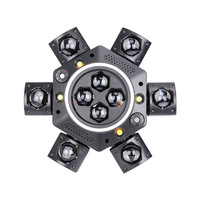 Neue Bee-Eye Six-Arm 3.0 LED IP33 DMX512 Sound-gesteuerte Moving Head Leuchte aus Aluminiumlegierung für KTV, Disco und Bühne