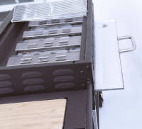 Gril à gaz plat de qualité supérieure à 4 brûleurs pour restaurant OEM Plaque de cuisson au propane pour barbecue extérieur avec étagère latérale