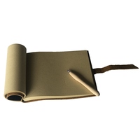 Fabricants de carnet de journaux en cuir Vintage, papier Kraft uni de luxe personnalisé