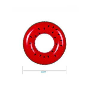 Portable Custom Summer PVC Watermelon Design <strong>Inflatable</strong> Swimming Ring Safe Circle For Kids' <strong>Pool</strong> &amp; River Tubing Water Sports - Product Image 4