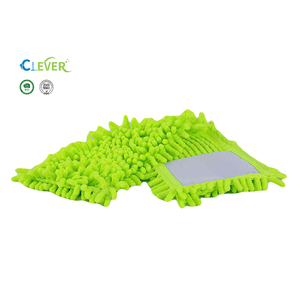 Tête de rechange pour balai serpillère rectangulaire, pour nettoyage domestique et dépoussiérage industriel, texture douce - Product Image 1