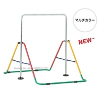 Barra de Gimnasia Extensible para Niños, Barra de Entrenamiento Ajustable en Altura para Gimnasio en Casa, Equipo Plegable con Certificación CE