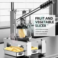 Machine à découper les légumes manuelle professionnelle en acier inoxydable, trancheuse à pommes de terre, pour frites, écologique, garantie 5 ans