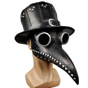 2025 New Style Medieval Steampunk <strong>Plague</strong> <strong>Doctor</strong> Elephant Latex Full Face <strong>Masks</strong> Beak Adult Halloween Event Cosplay 2 Color <strong>Mask</strong> - Product Image 2