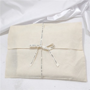 Bolsa de Algodón y Lona Personalizada con Logotipo, Reutilizable, para Ropa, Almohadas, con Lazo, Tipo Sobre, Protectora contra el Polvo, Venta al Por Mayor de Fábrica - Product Image 6