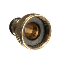 Raccord rapide robuste en acier inoxydable pour tuyau d'arrosage, filetage femelle 3/4 pouce, adaptateur de robinet d'eau, outils de jardin écologiques