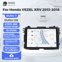 Duauto du7 8Core Android sistem cerdas otomatis pemutar Radio mobil untuk Honda HR-V HRV XRV Vezel 2013-2019
