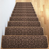 Hot Sale Self-adhesive Stain Resistant Nonslip Stair Step Mat Staircase Stair Carpet Runner Rugs Non Slip Stair Mat