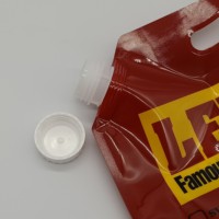 Bouteille en plastique de 1 L avec bouchon, pliable et personnalisable, pour camping et emballage de boissons