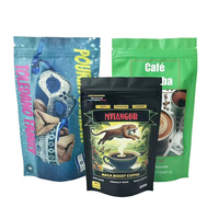 Sachet refermable personnalisé OEM imprimé numériquement, à fermeture éclair, résistant à l'humidité, en Mylar, pour l'emballage de bonbons et de snacks