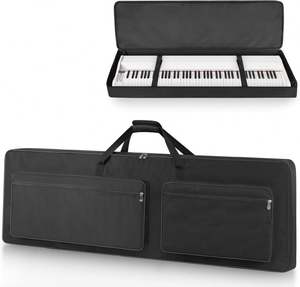 Échantillon gratuit : Sac de transport pour clavier portable 76 touches, sac de transport pour clavier de piano 76 notes avec deux sangles de transport robustes - Product Image 4