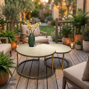 Tavolino da Caffè Moderno Quadrato in Marmo Convertibile con Struttura in Metallo, Altezza Regolabile, Arredamento Personalizzabile per Soggiorno - Product Image 3