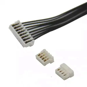 Custom Cable Assembly SUR 0.8mm 08SUR-32S 32AWG IDC 8 Pin Connector JST SUR Cable Wire Harness