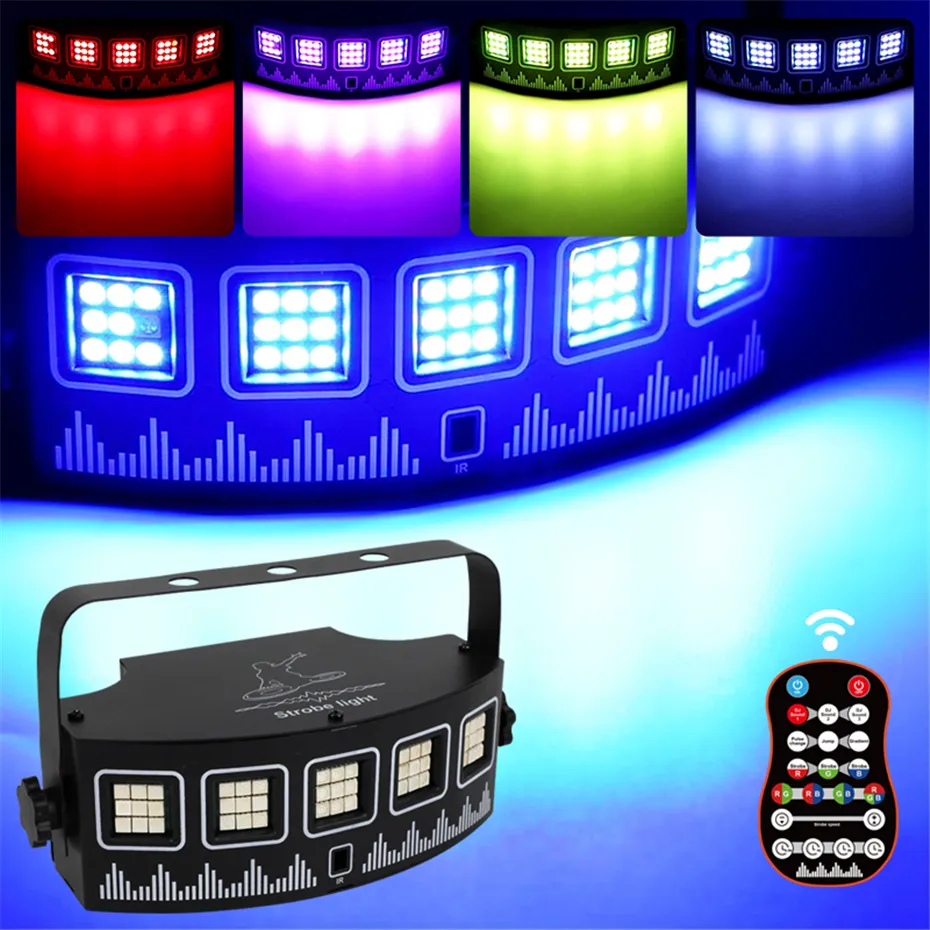 RGB USB Led Strobe Lights Sound Active Stage Lighting Effect