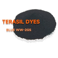 Colorants TERASIL - TERASIL BLUE WW-2GS - Colorant dispersé utilisé pour la teinture des tissus en polyester - Colorant textile - Colorant à haute résistance