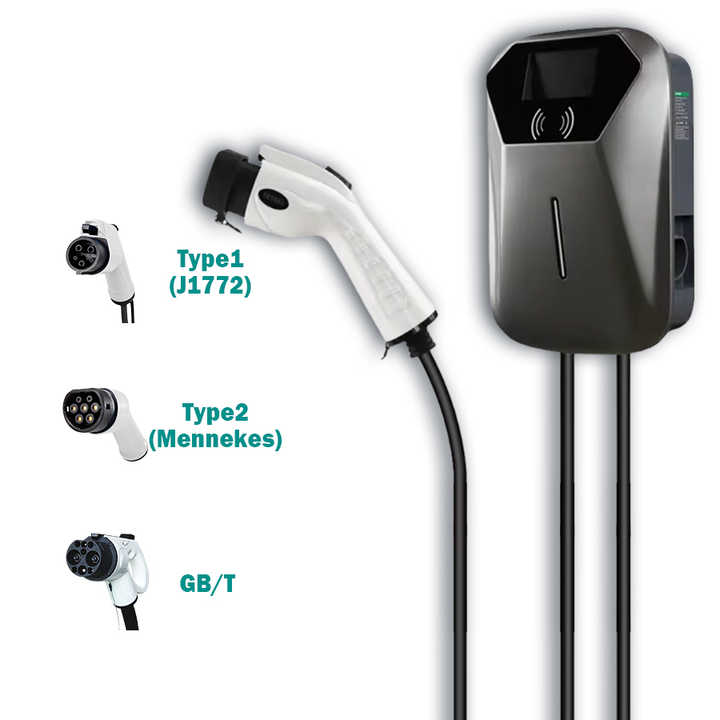 2025 Single Three Phase Wallbox Home EV AC Fast Station Charger Type 2 ...