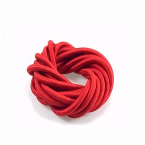 Cordon élastique en polyester enduit haute ténacité Xinda en stock, rond de 10 mm, noir, pour vêtements et sacs, en vrac, 100 yards - Product Image 2