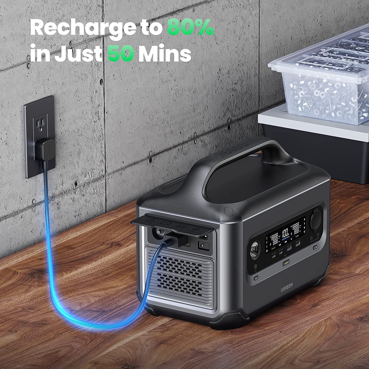 UGREEN Power Station Portable PowerRoam 600 - 680Wh Solar