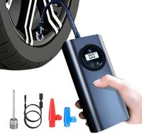 Pompe à air de gonflage de pneu de voiture portable Compresseur d'air portable à affichage numérique DC avec lumière LED sans fil 150PSI 7.4V Écran LCD